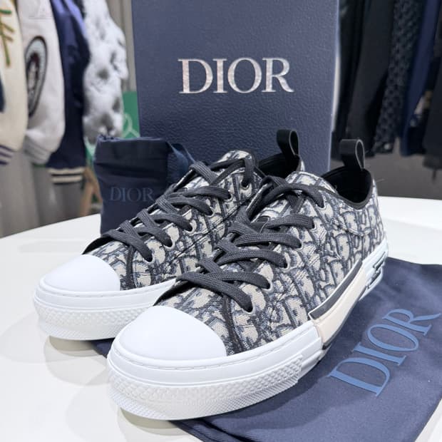 (A+/43) / 디올 오블리크 B23 로우탑 스니커즈 자카드