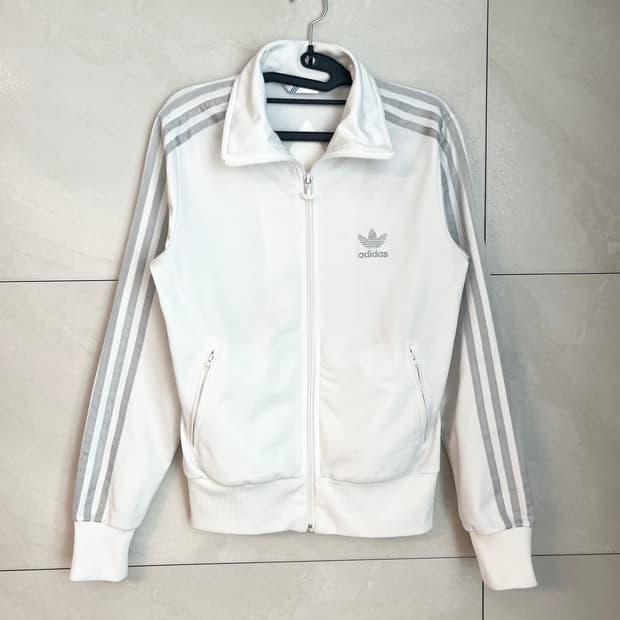 아디다스 대장 파이어버드 화이트,실버 져지 [100]