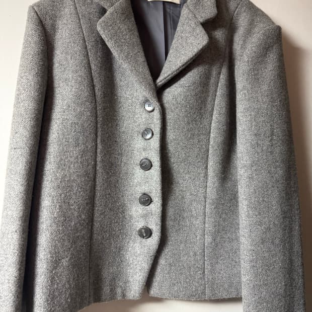 그레이 모직자켓