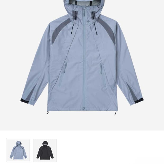 산산기어 윈드 쉴디드 자켓 아이스 그레이 1size