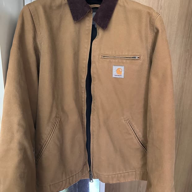 칼하트 디트로이트 자켓 브라운 L