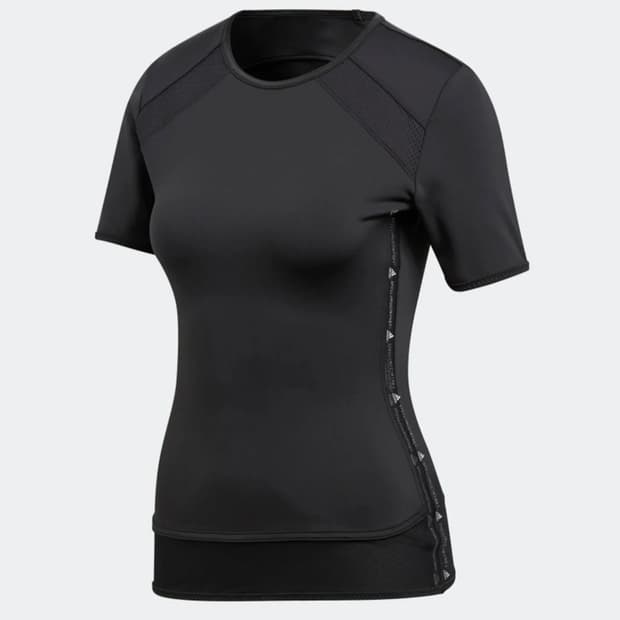 아디다스 x 스텔라 매카트니 메쉬 블렌드 에슬레틱 반팔 티셔츠