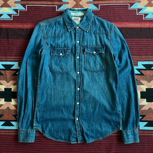 리바이스 웨스턴 데님 셔츠 Levis