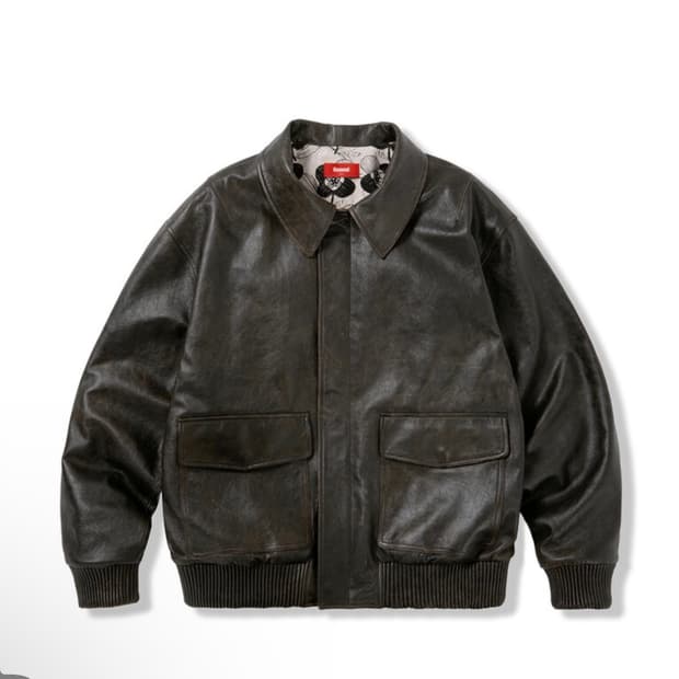 [2] 쿠스너프 kusneuf 램레더 리버서블 자켓