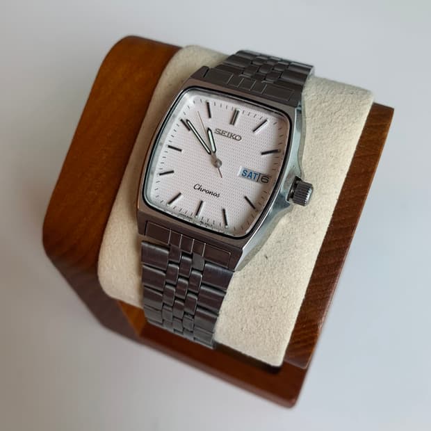 세이코 Seiko 크로노스 스퀘어 데이 데이트