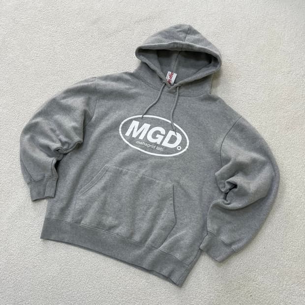 L 마하그리드 그래픽로고 후드티 0323M