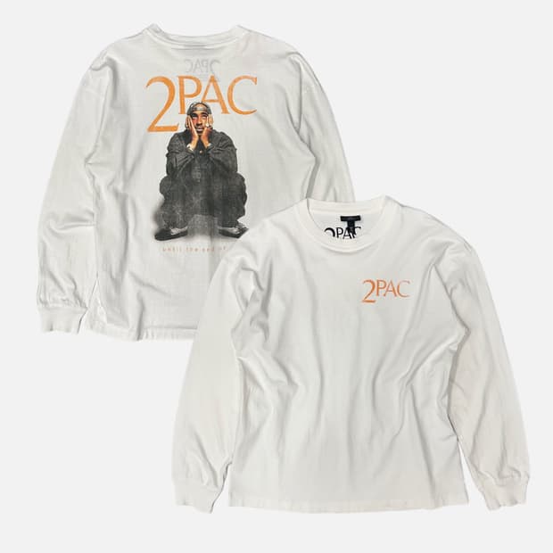 2pac logo printing t-shirt