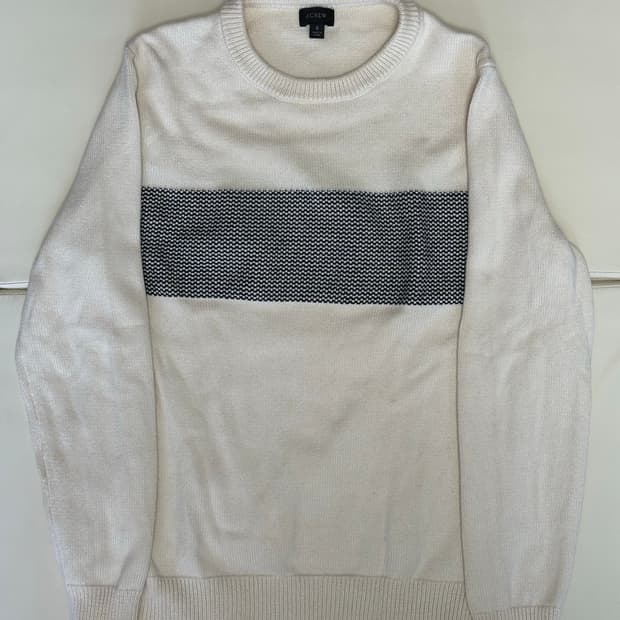 100% cotton crewneck knit sweater (95)