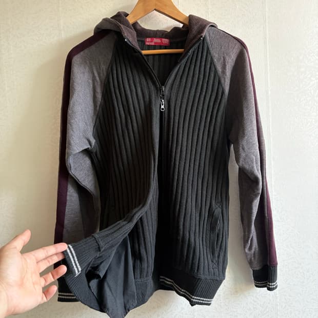 빈티지 자라 2way 후드집업