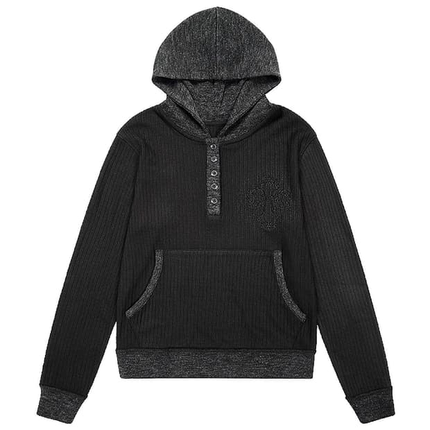 미개봉) 아캄 후드티 CROS2 Contrast Button Hoodie