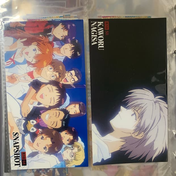 에반게리온 스냅샷 단체 극장판 엔딩 고전 일괄 카드다스 극희귀 카오루