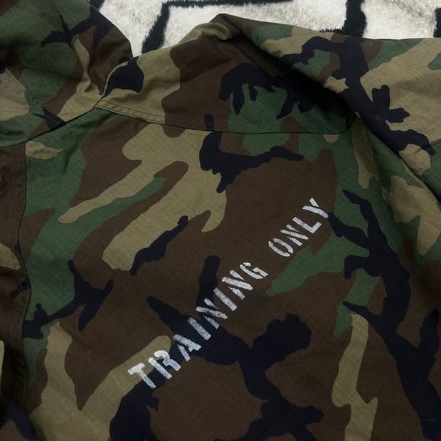 [실측XL]U.S Army 케미칼 립스탑 우드랜드 후드자켓