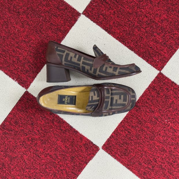 FENDI  80s-90s vintage Jacquard Rofer