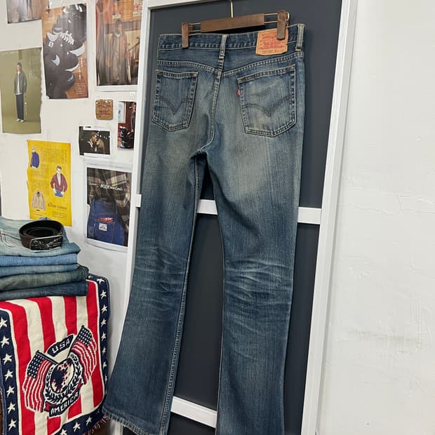 Levis 리바이스 제팬 517 나팔핏 부츠컷 데님 팬츠