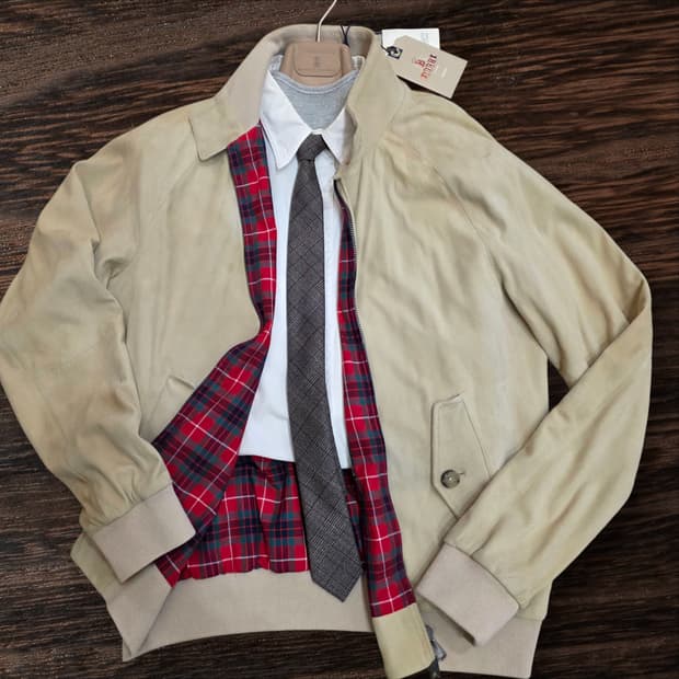 Baracuta 바라쿠타 대장급 이탈리안 최상급 스웨이드 가죽 G9 