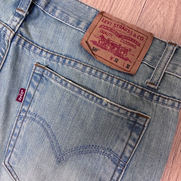 Levi’s 569 Loose Straight 연청 데님 (Y2K)