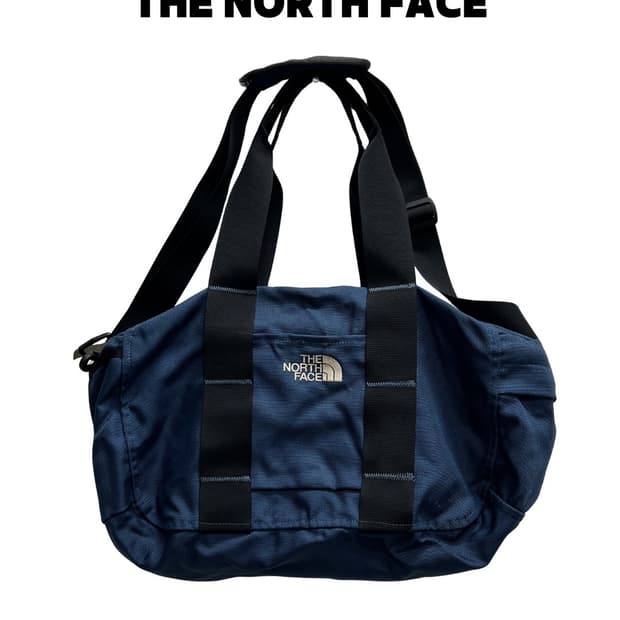 노스페이스 숄더백 블루