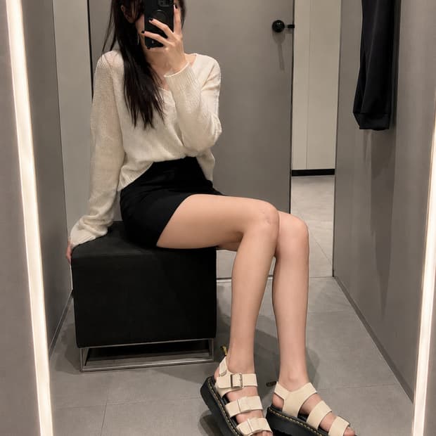🤍 닥터마틴 그리폰 쿼드 아이보리 230mm 무료배송