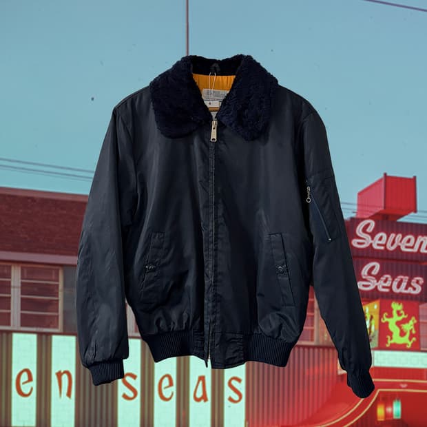 80s B-15 Sears 플라이트 자켓