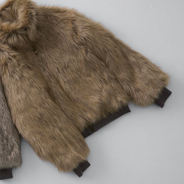 웰빙익스프레스 퍼자켓 카멜