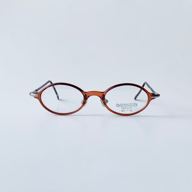 785 데드스탁 픽키 빈티지안경 소형 라운드 초경량 오벌 뿔테