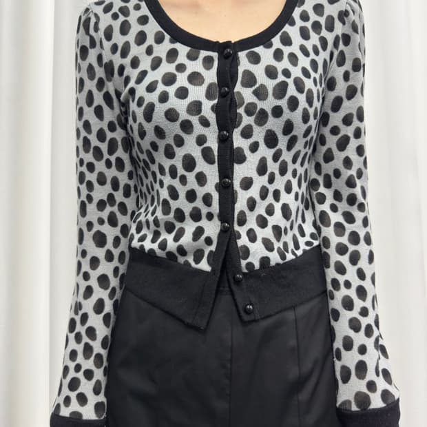 pattern cardigan
