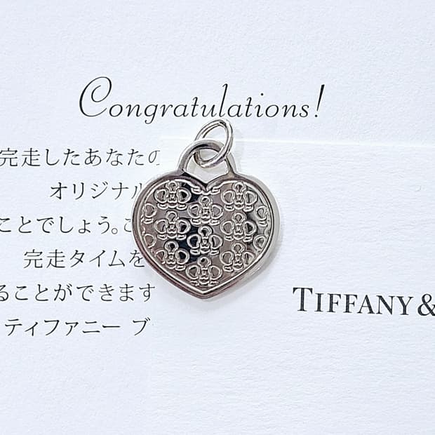 티파니X나이키 하트 펜던트 [2016일본 마라톤 완주 한정판 / 미사용]