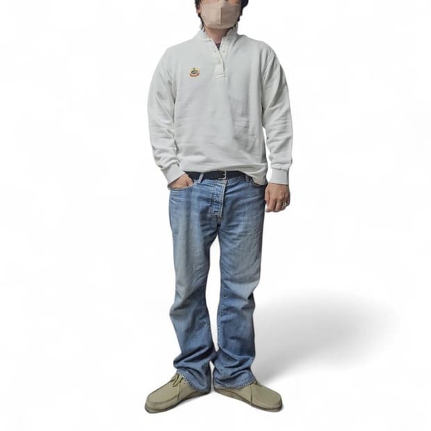 90S 버버리 와플 PK 셔츠 M M0195