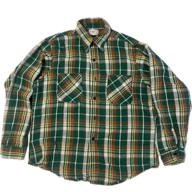 Bic mac 체크셔츠 60s 70s