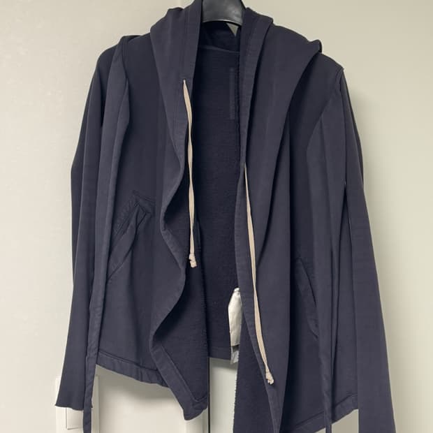 릭오웬스 다크쉐도우 후드 가디건