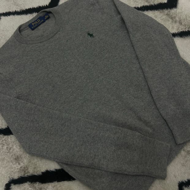 [XS]폴로랄프로렌 라운드 모 니트/그레이