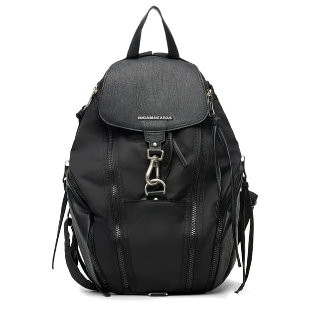 카라비너 나일론 벡팩 블랙