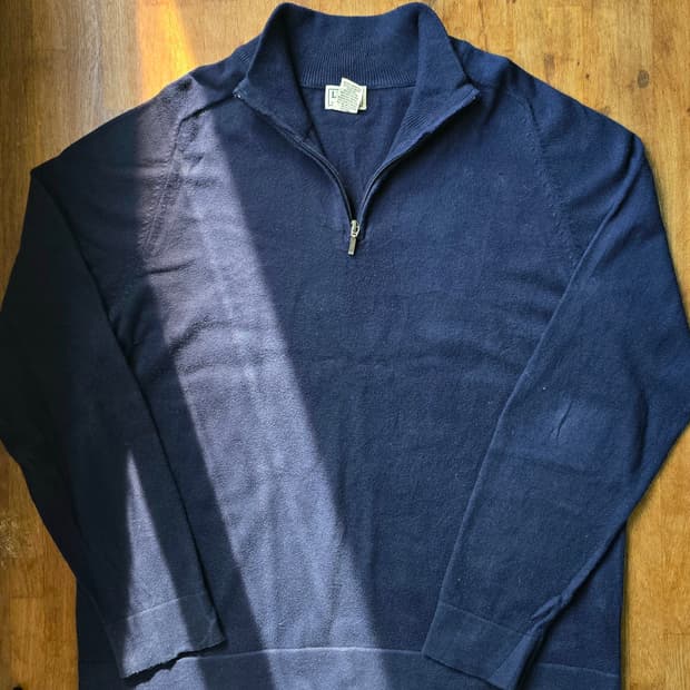 L.L.Bean 엘엘빈 면 & 캐시미어 혼방 니트