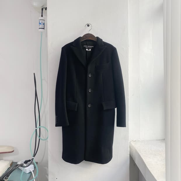 준야 와타나베 헤비 울 코트