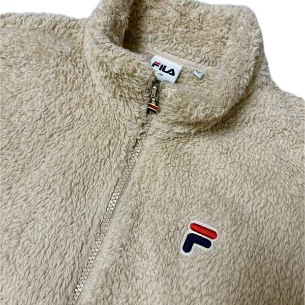 휠라 플리스 자켓 S-M