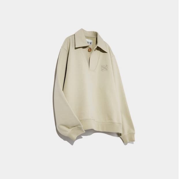 세터 포시즌 아를 풀오버 스웨트셔츠 세이지베이지