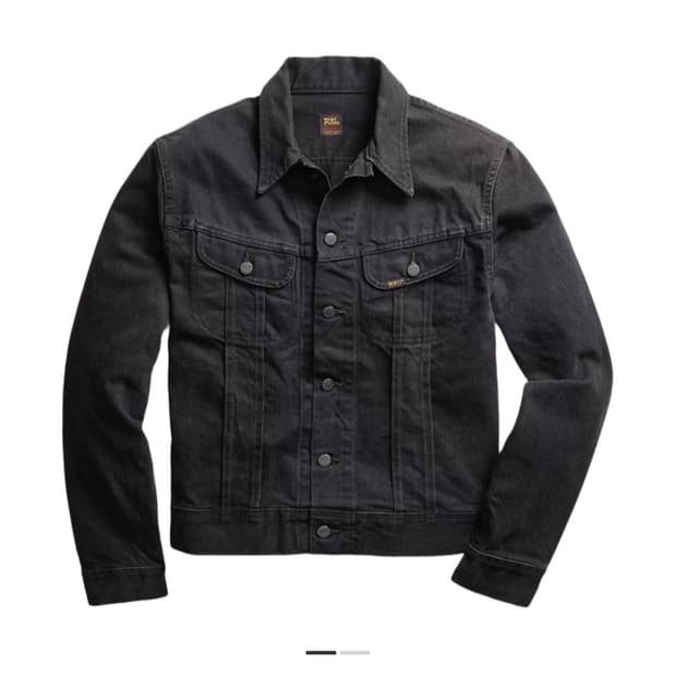 [M] 더블알엘 rrl 데님 트러커 자켓 - kream