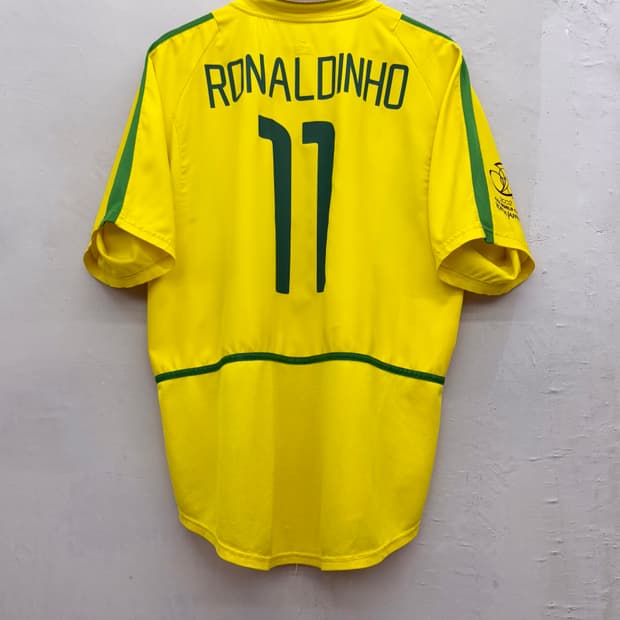 나이키 02-04 브라질 홈 2002 한일 월드컵킷 호나우지뉴