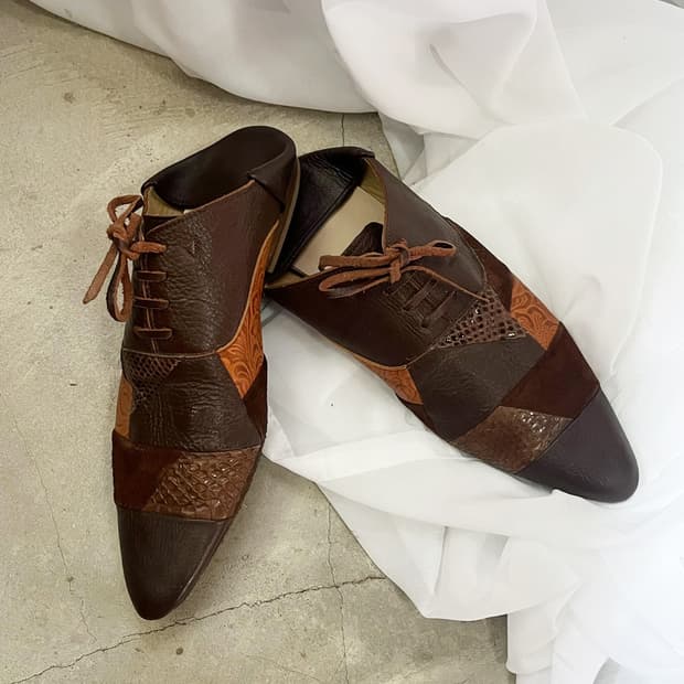 COMME DES GARCONS patchwork shoes