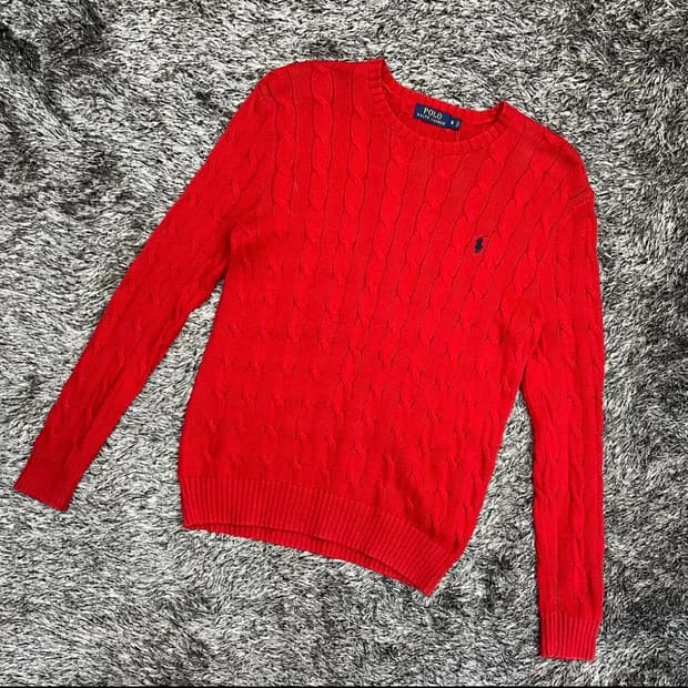 폴로랄프로렌 케이블 니트 (S)