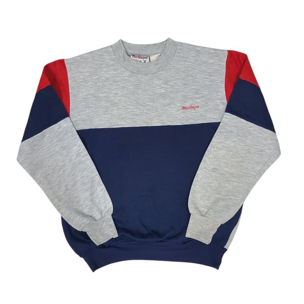 '80s'90sMacGregor Color Block Sweatshirt