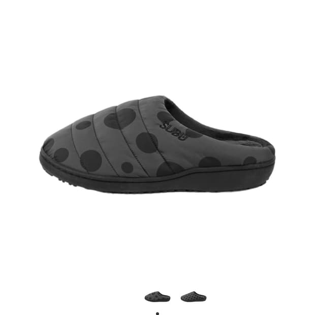 스부 윈터 샌들 차콜 스노우 닷