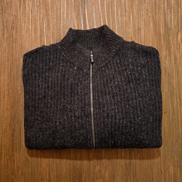 엘엘빈 울 알파카 집업 스웨터 USA (llbean)