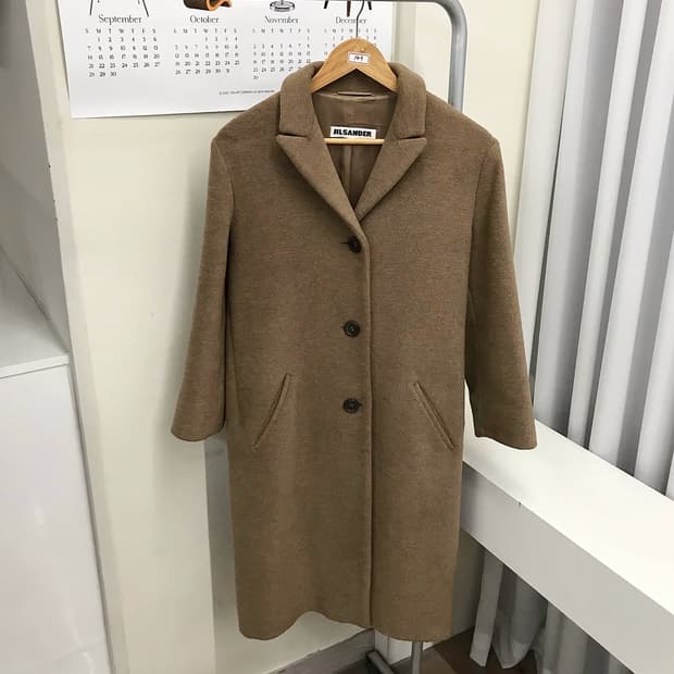 질샌더 캐시미어 코트