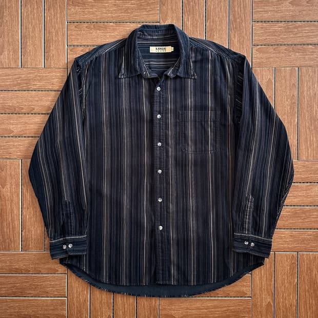 Kansai Yamamoto Jeans striped shirts