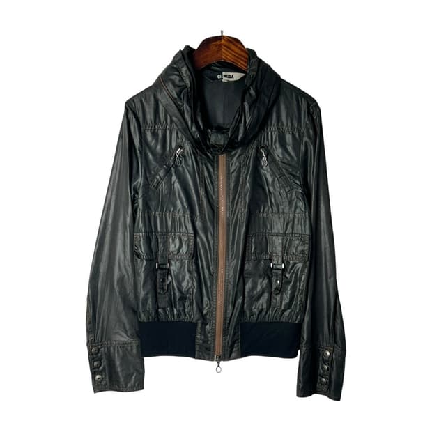 [JPN] 빈티지 멀티포켓 하이넥 집업 자켓