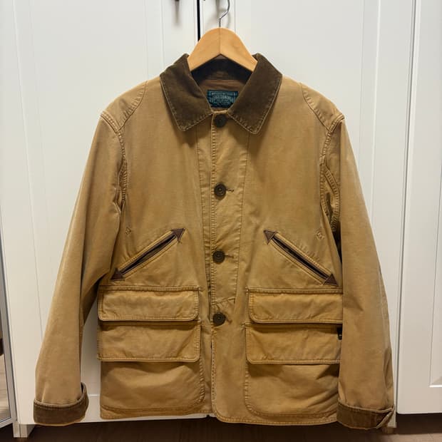 폴로 컨트리 캔버스 헌팅자켓 m