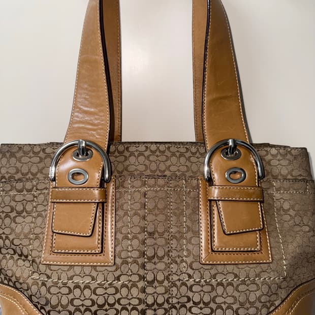 코치 빈티지 숄더백 토트백 갸루 y2k