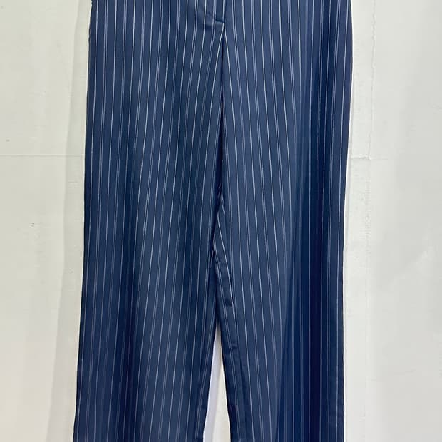 아르마니 콜레지오니 스트라이프 와이드 슬랙스 40