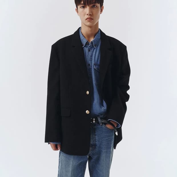 던스트 울 블레이저 자켓
